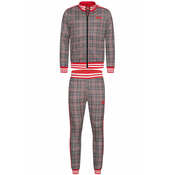 Moška trenirka komplet Lonsdale 117343-White/Black/Red