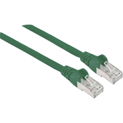 Intellinet Intellinet 740845 RJ45 omrežni kabel\, Patch kabel CAT 6a S/FTP 2.00 m zelena zaščita iz folije\, pletena zaščita\, zaščiten\, brez halogena 1 kos, (20417624)