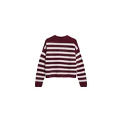 ARMEDANGELS Pulover nebeško modra / bordo / bela