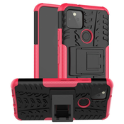 Hibriden TPU gel ovitek Tough za Google Pixel 5 - roza