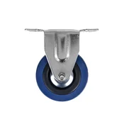Gumijasto transportno kolo 75mm, fiksno, nosilnost 60kg 81652