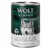 Ekonomično pakiranje Wolf of Wilderness The Taste Of 12 x 400 g - Scandinavia - sjeverni jelen, losos, piletina