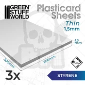 shumee GSTU527253 HIPS plastična kartica, 1,5 mm, pakiranje x3