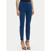Rinascimento Hlače iz tkanine CFC0128638003 Modra Slim Fit