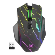 Defender Bežicni miš Defender URAN GM-503 opticki 3200 dpi crni rgb akumulator 8 tipki gaming