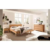 Livetastic POSTELJA IZ TRAMOV 180 cm  x 200 cm , les barve hrasta, barve medu