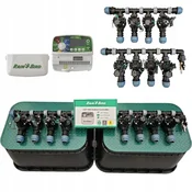 Komplet Rain Bird z 8 postajami: razdelilnik s kompresorjem, TM2, 2 jaška, PE 25
