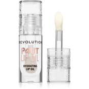 Makeup Revolution Pout Lip olje za ustnice z vlažilnim učinkom odtenek Lychee Clear 3 ml