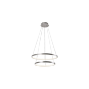 Leuchten Direkt 11525-21 - Viseci LED luster na sajli CIRCLE LED/15W/230V + LED/25W