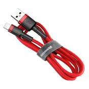 Baseus Cafule USB tip-A – iPhone, kabel za punjenje 1,5 A, 2 m, crveni