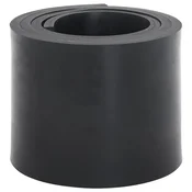 Vidaxl Gumijasti rob za snežni plug črn 200x15x1 cm