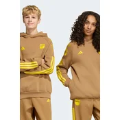adidas pulover s kapuco otroški z bombažem FORTNITE