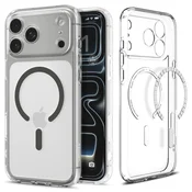 Ovitek Spigen Ultra Hybrid Mag za iPhone 17 Pro Max - clear/graphite