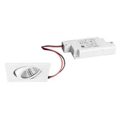 BRUMBERG BB05 Vgradni RC gonilnik kotni teksturirani beli - Hodnik - teksturirana bela barva - Aluminij