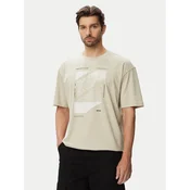 BOSS T-shirt Te Journey 50566607 Bež Relaxed Fit
