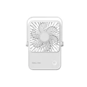 WOWO Namizni ventilator z nastavljivim stojalom, bel