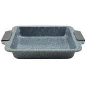 Pekač z marmornato površino 27x22,5cm Siva 51181