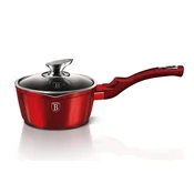 Berlingerhaus Lonec s pokrovom in marmorirano površino, 16 cm, Burgundy Metallic Line