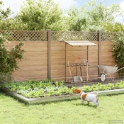 vidaXL vidaXL Ograja za vrt z žeblji 12 pcs 115 x 50 cm Mesh Pocinkano jeklo, (5000301745)