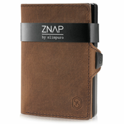 Slimpuro ZNAP, tanka denarnica, 12 kartic, predelek za kovance, 8,9 x 1,8 x 6,3 cm (Š x V x G), zaščita RFID