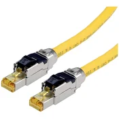 ROLINE Roline 21.15.1853 RJ45 omrežni kabel\, Patch kabel CAT 8.1 S/FTP 3.00 m rumena masivna žica 1 kos, (20415256)