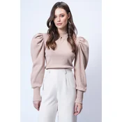 Trend Alaçati Stili Bluza ecru