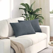 Jastucici za sofu 2 pcs Tamno siva 60 x 40 cm Kordura tekstil