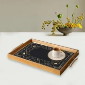 Aberto Design Poslužavnik TPEA9912 50 x 29 x 3.5 cm, Šareni