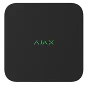 Ajax Systems 127051.122.BL Omrežni video snemalnik NVR DC 8-kanalni - črn