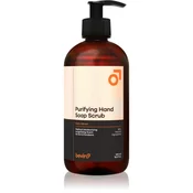 Beviro Purifying Hand Soap Scrup čistilno milo s piling učinkom Zesty Vetiver 500 ml