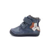 D.D.Step čevelj gležnjar W070-52301 podložen BAREFOOT F bermuda blue 20