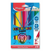 Maped - Brezlesne barvice Color´Peps Strong 18 kosov