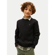Tommy Hilfiger Pulover KB0KB09753 Črna Regular Fit