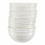 Jedilna skleda, 400 ml, set 4, slonovina, keramika, Staub