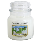 Yankee Candle Clean Cotton Mirisna svijeca 411 g Classic srednja