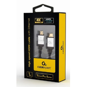 GEMBIRD HDMI Kabl High speed, ethernet support 3D/4K TV Select Plus Series blister