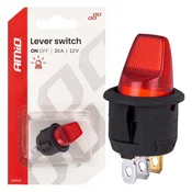 shumee Preklopno stikalo z rdečo osvetlitvijo 20A 12V amio-04438