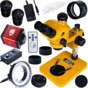 Rosfix ROSFIX SIRIUS PRO MSSP-T-PS1-O – TRINOKULARNI STEREOSKOPSKI MIKROSKOP | ZOOM 7–50X, LED, HDMI, C-MOUNT, WF10X/22, (5000036405)