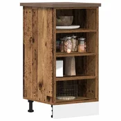 vidaXL Spodnja omarica “Riga” Old Wood 40x44,5x81,5 cm Inženirski les