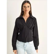 Bianco Lucci Bluza Hemden črna