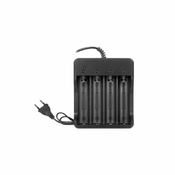 Polnilec za polnilne baterije 4x18650 4.2V DC 1000mA