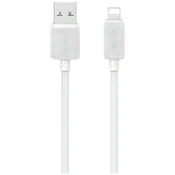 USAMS Kabel USAMS KY serije US-SJ689 2,4 A USB-A na Lightning, 1 m, bel