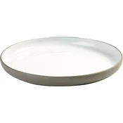 Serax plitev krožnik Dusk 27 cm, dvignjen rob, siva (8 kos)