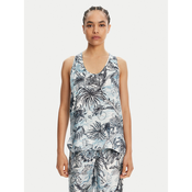 Just Cavalli Top 78PAH640 Modra Regular Fit