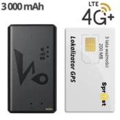 EE GPS lokator Q9 3000 mAh + SIM kartica za lokatorje 3 leta + 200 MB