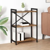 Vidaxl Knjižna omara Star les 60 x 30 x 83 cm Konstruiran les