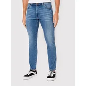 Wrangler Jeans hlače Larston W18SJX21Y 112322663 Modra Slim Tapered Fit