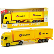 Yellow Friction Drive Truck 1:50 Lights SoundGO – Kart na akumulator – (B-Stock) crveni