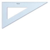 Staedtler trikotnik Transparent, moder, 60/30 stopinj, 36 cm