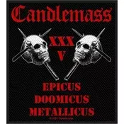 Candlemass Epicus 35th Anniversary Našitek za šivanje 100 x 100 mm
